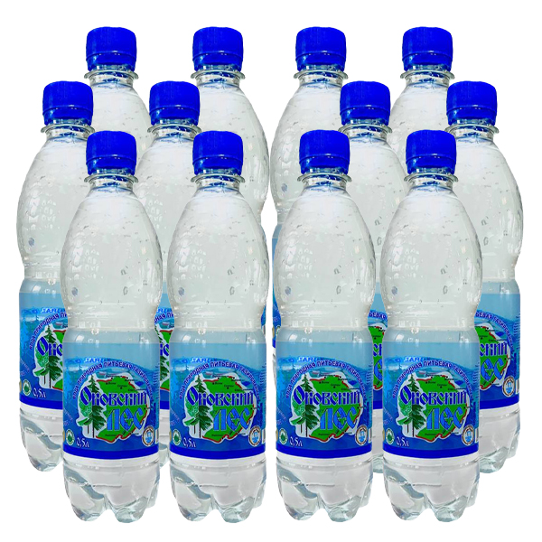 Вода "Оковский лес" газированная, 0,5 л. (12 шт. в упак.)