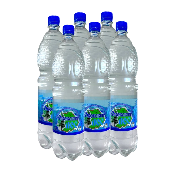 Вода "Оковский лес" газированная, 1,5 л. (6 шт. в упак.)