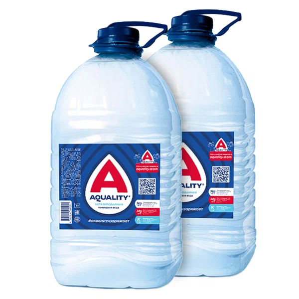 Вода "АКВАЛИТИ | AQUALITY" негазированная, 5 л. (2 шт. в упак.)