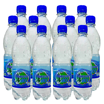 Вода "Оковский лес" газированная, 0,5 л. (12 шт. в упак.)