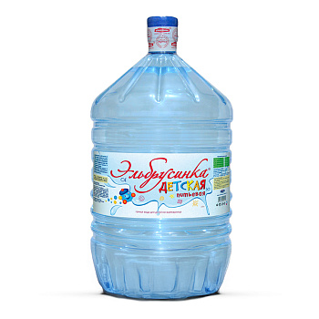 Вода "Эльбрусинка детская" 18.9 л в одноразовой таре