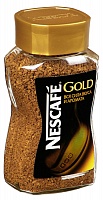Кофе растворимый (НЕСКАФЕ) Nescafe Gold (стекло) 190 гр