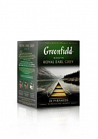 Greenfield Чай черный с бергамотом Royal earl grey в саше 20 пирамидок