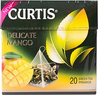 Curtis Delicate Mango зеленый чай в пирамидках, 20 шт