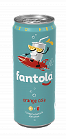 Fantola апельсин/кола, напиток безалкогольный газированный 330 мл 12 шт